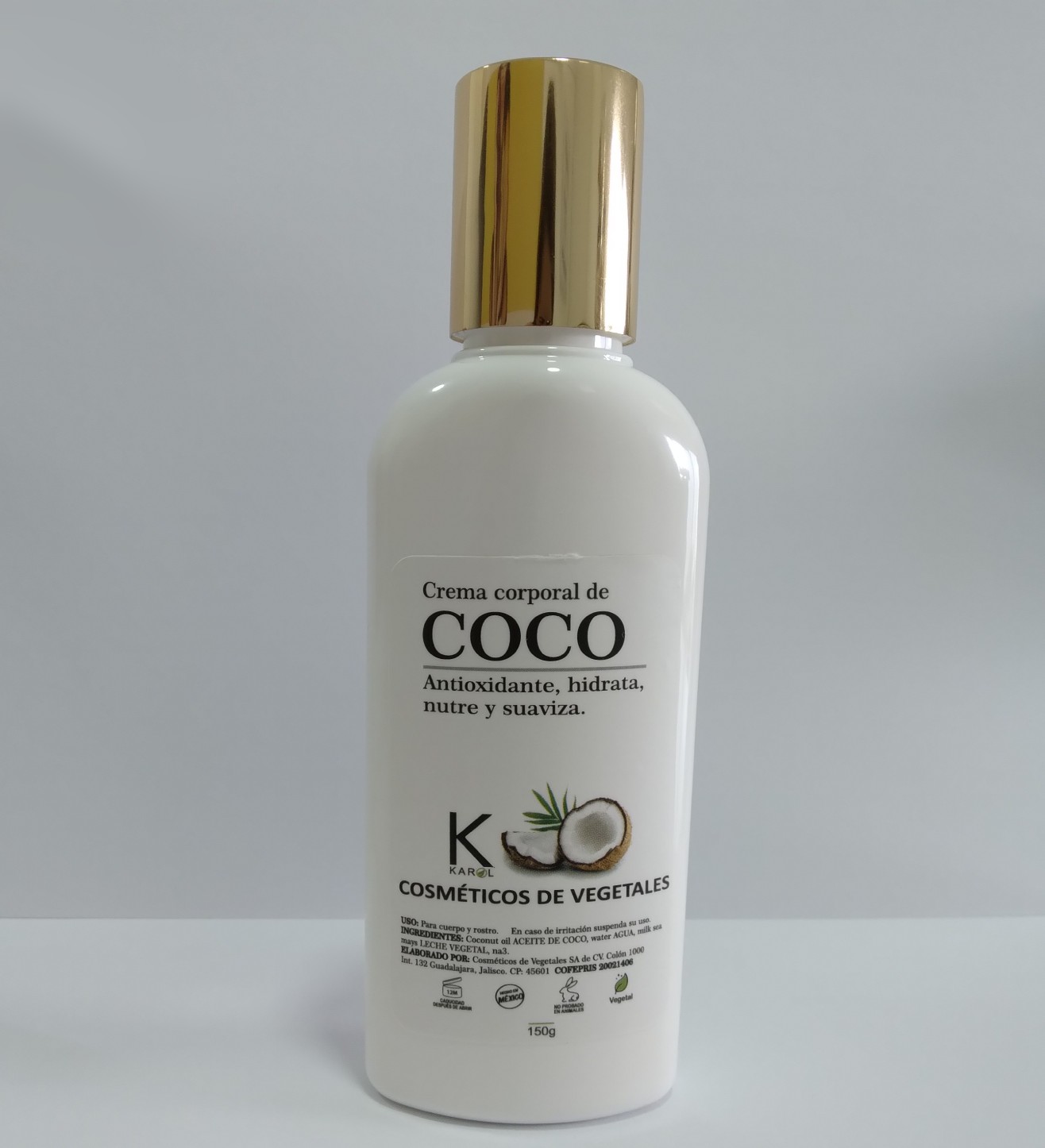 Crema Corporal De Coco
