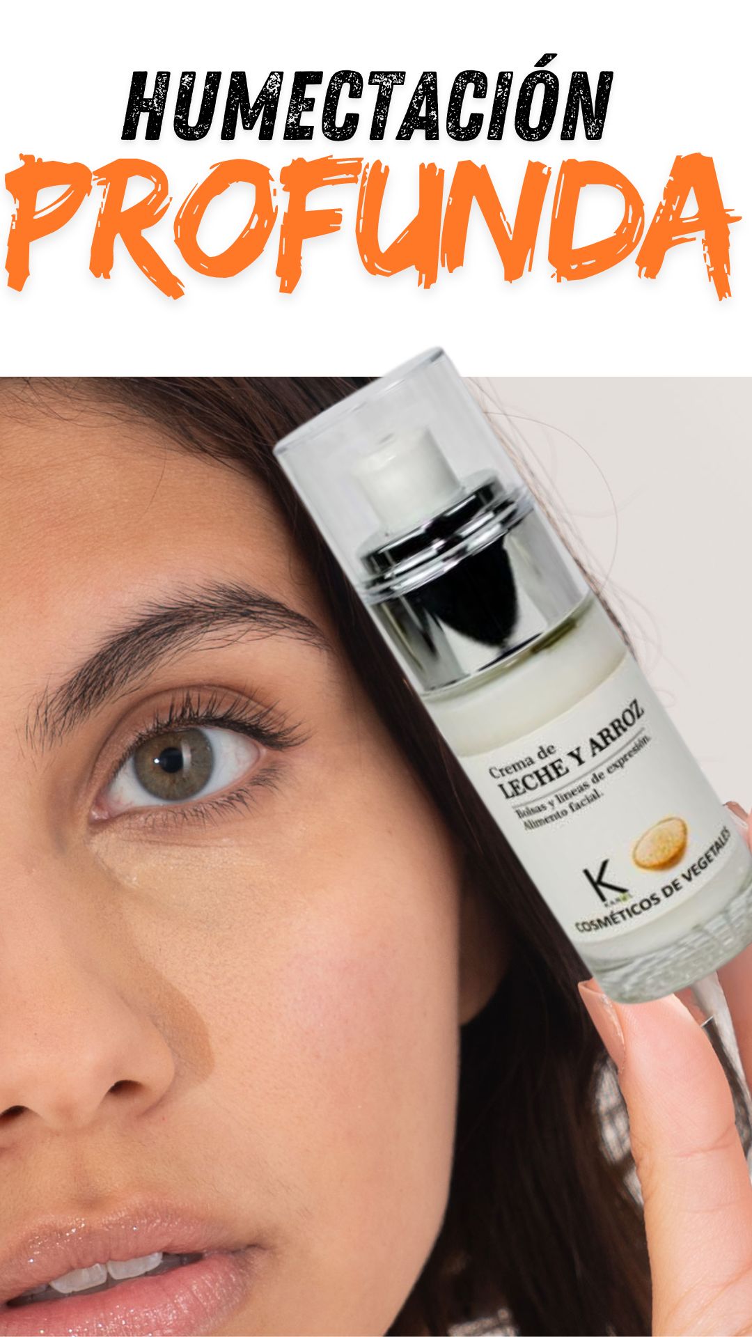 Crema Facial de Leche y Arroz